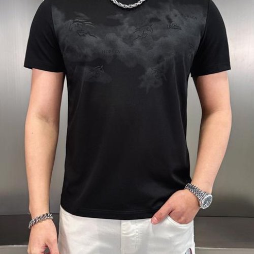 Футболка F.T.H (L-4XL) F1303 black (лето) F.T.H F1303 black