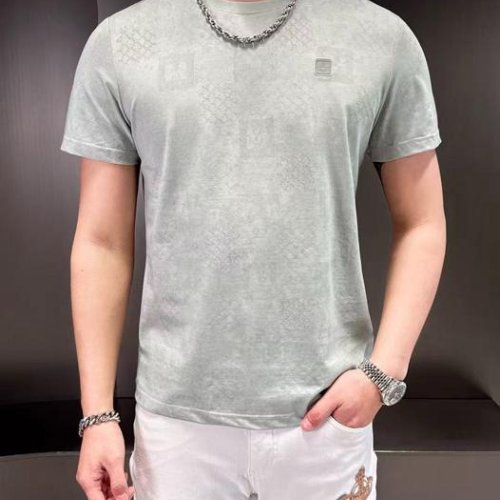 Футболка F.T.H (L-4XL) F1311 l.grey (лето) F.T.H F1311 l.grey