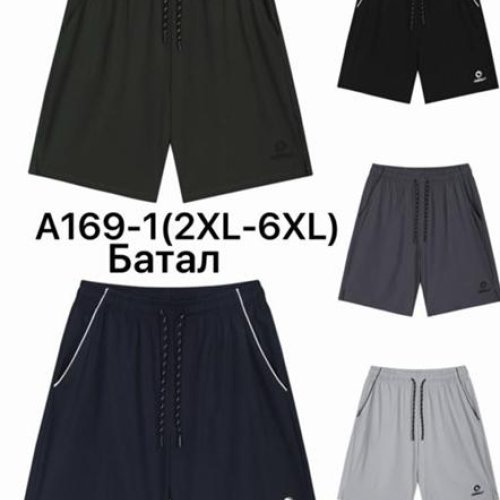 Шорты Hai (2XL-6XL) A169-1 l.grey (лето) Hai A169-1 l.grey