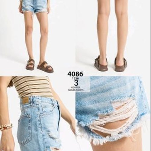 Шорты Jeans Style (34-42) 4086-12S6-3 l.blue (лето) Jeans Style 4086-12S6-3 l.blue