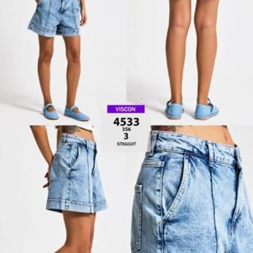 Шорты Jeans Style (34-42) 4533-3S6-3 l.blue (лето) Jeans Style 4533-3S6-3 l.blue