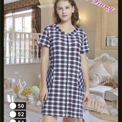 Халат Anion (50-58) 301 white-navy (лето) Anion 301 white-navy