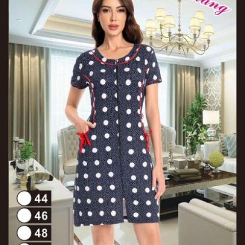 Халат Anion (44-52) 905 navy (лето) Anion 905 navy