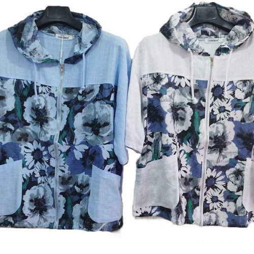 Кофта Estima (XL-4XL) 315-1 l.blue (лето) Estima 315-1 l.blue