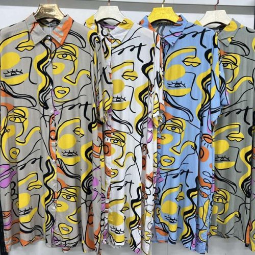 Платье Estima (3XL-7XL) 7650 grey (лето) Estima 7650 grey