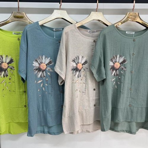 Футболка Estima (3XL-6XL) 9592 green (лето) Estima 9592 green