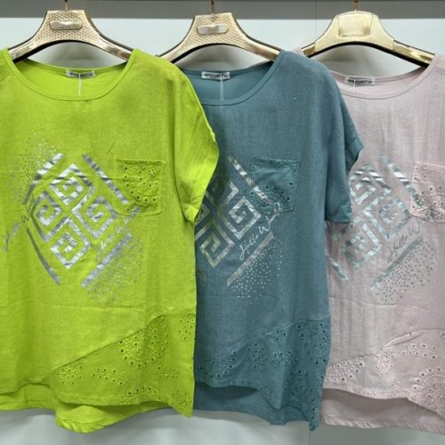 Футболка Estima (3XL-6XL) 9556 powder (лето) Estima 9556 powder