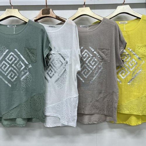 Футболка Estima (3XL-6XL) 9556 yellow (лето) Estima 9556 yellow