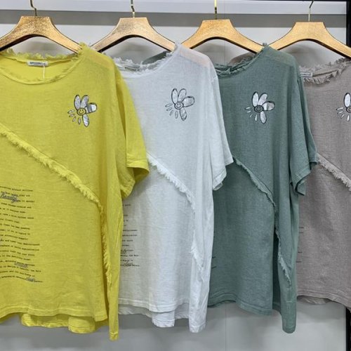 Футболка Estima (7XL-10XL) 9588 yellow (лето) Estima 9588 yellow