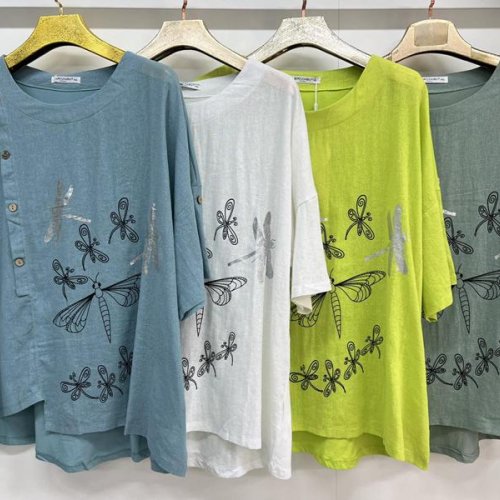 Футболка Estima (7XL-10XL) 9585 l.green (лето) Estima 9585 l.green