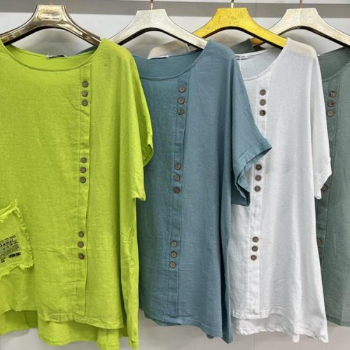 Футболка Estima (7XL-10XL) 7731 l.green (лето) Estima 7731 l.green