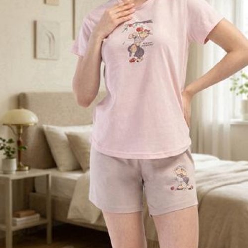 Пижама Trikotag (S-XL) T571 pink (лето) Trikotag T571 pink