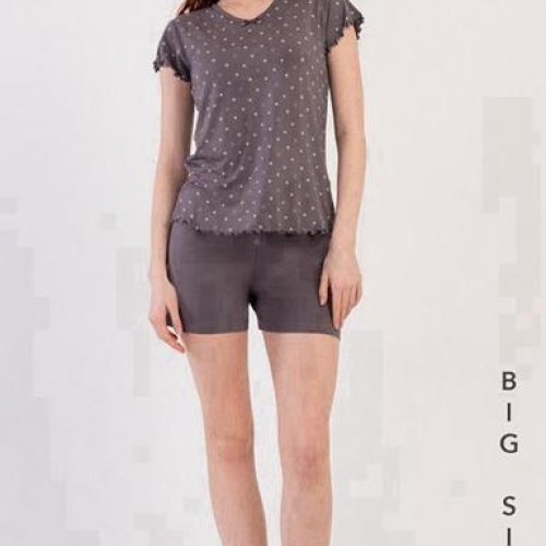 Пижама Trikotag (XL-4XL) T593 d.grey (лето) Trikotag T593 d.grey