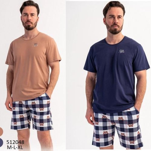 Пижама Trikotag (M-XL) 512048 navy (лето) Trikotag 512048 navy