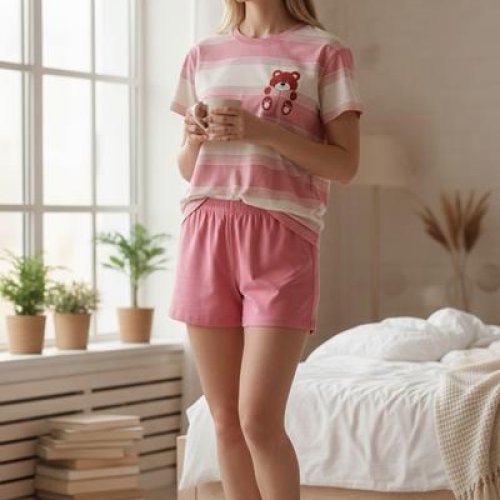 Пижама Trikotag (M-2XL) T547 pink (лето) Trikotag T547 pink