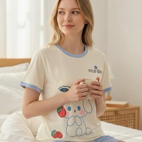 Пижама Trikotag (M-2XL) T553 l.blue (лето) Trikotag T553 l.blue