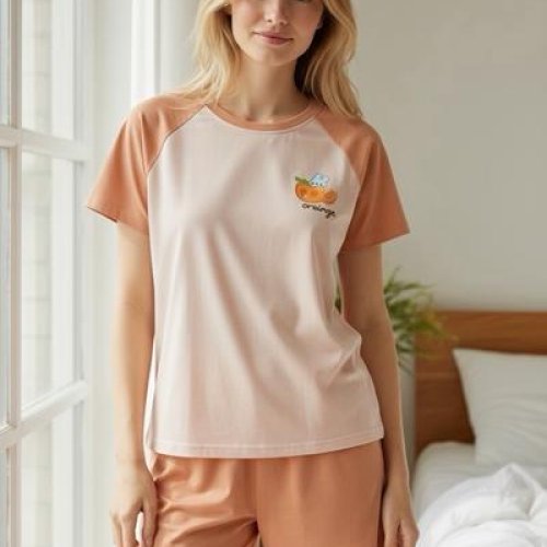 Пижама Trikotag (M-2XL) T554 peach (лето) Trikotag T554 peach