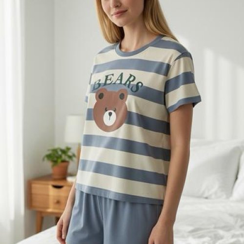 Пижама Trikotag (M-2XL) T558 l.grey (лето) Trikotag T558 l.grey