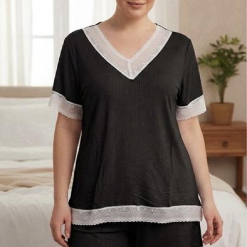 Пижама Trikotag (52-56) 8317 black (лето) Trikotag 8317 black