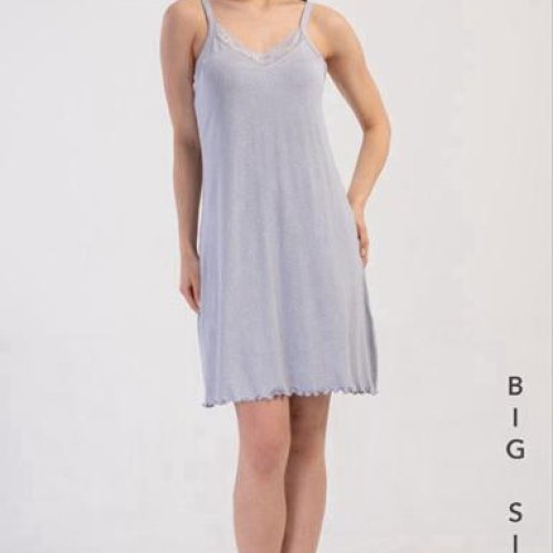 Ночнушка Trikotag (XL-4XL) T510 l.grey (лето) Trikotag T510 l.grey