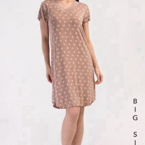 Ночнушка Trikotag (XL-4XL) T520 nude (лето) Trikotag T520 nude