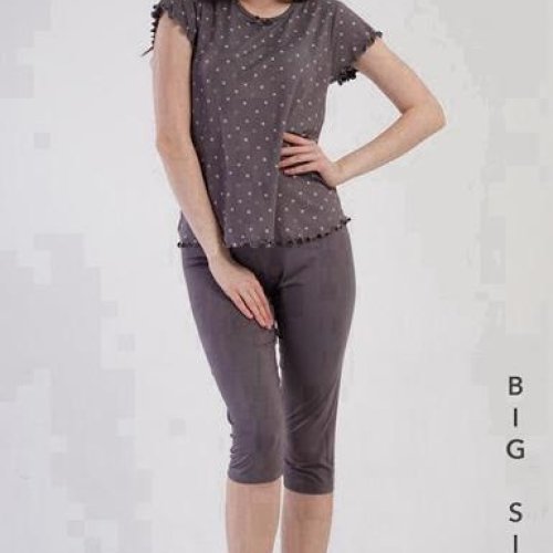 Пижама Trikotag (XL-4XL) T595 grey (лето) Trikotag T595 grey