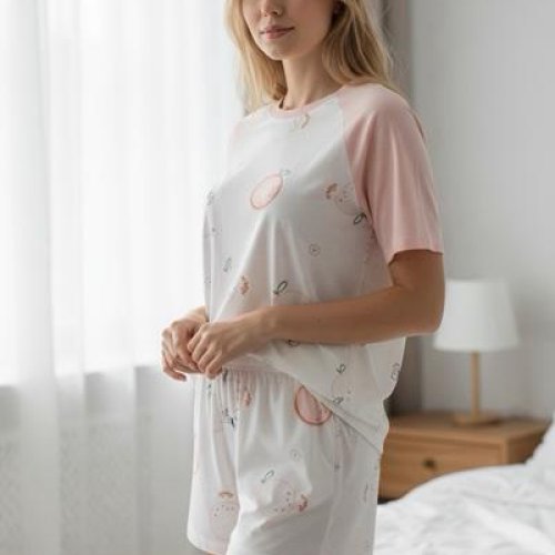 Пижама Trikotag (L-2XL) T542 white (лето) Trikotag T542 white