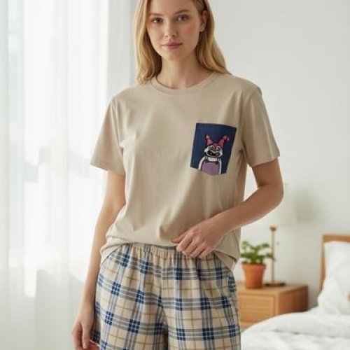 Пижама Trikotag (M-2XL) T538 beige (лето) Trikotag T538 beige