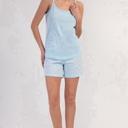 Пижама Trikotag (S-XL) T569 l.blue (лето) Trikotag T569 l.blue