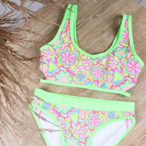 Купальник Sun&Sea (7-12) BH356 l.green (лето) Sun&Sea BH356 l.green