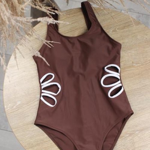 Купальник Sun&Sea (6-14) BH884 brown (лето) Sun&Sea BH884 brown