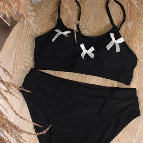 Купальник Sun&Sea (34-42) M386 black (лето) Sun&Sea M386 black