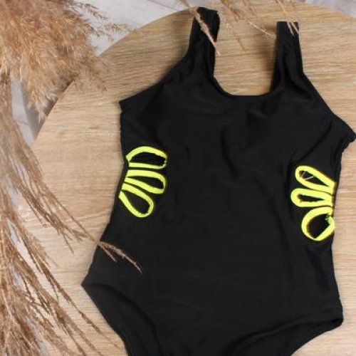 Купальник Sun&Sea (34-42) M551 black-yellow (лето) Sun&Sea M551 black-yellow