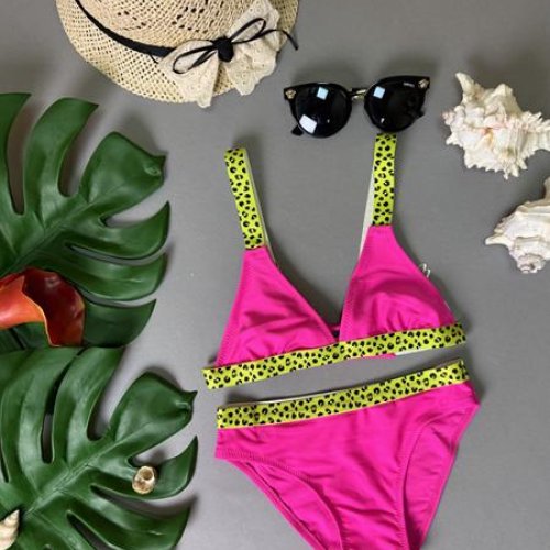 Купальник DFK (30-36) 1851-1 crimson (лето) DFK 1851-1 crimson