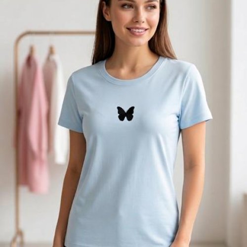 Футболка Newe (S-M) 2218 l.blue (лето) Newe 2218 l.blue