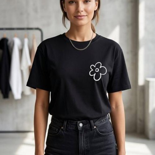 Футболка Newe (2XL-3XL) 401 black (лето) Newe 401 black