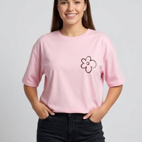 Футболка Newe (2XL-3XL) 401 pink (лето) Newe 401 pink