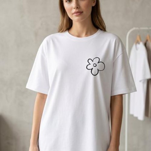 Футболка Newe (2XL-3XL) 401 white (лето) Newe 401 white
