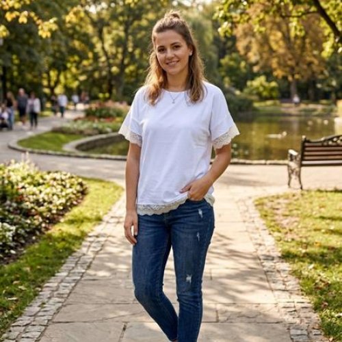 Футболка Newe (L-XL) NW102 white (лето) Newe NW102 white
