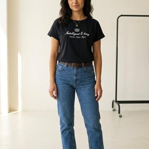 Футболка Newe (2XL-3XL) NW79 black (лето) Newe NW79 black