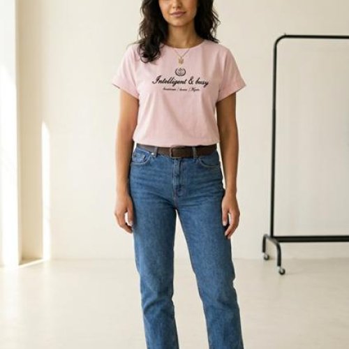 Футболка Newe (2XL-3XL) NW80 pink (лето) Newe NW80 pink