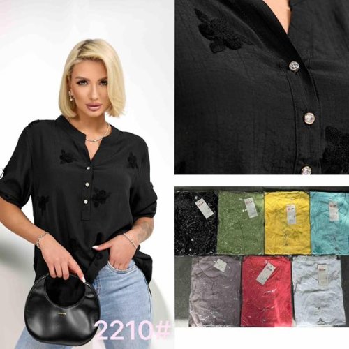 Рубашка P.HEY (XL-4XL) 2210 black (лето) P.HEY 2210 black