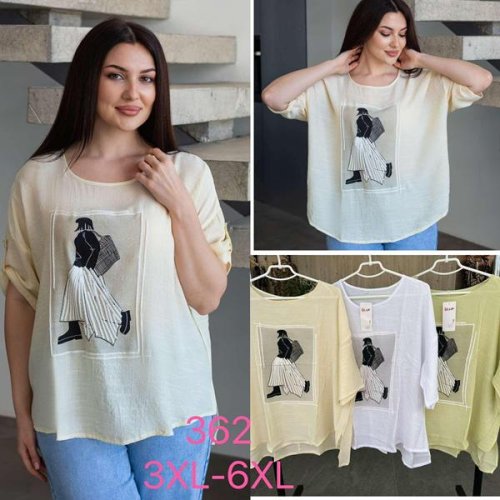 Футболка P.HEY (3XL-6XL) 362 mint (лето) P.HEY 362 mint