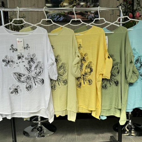 Футболка P.HEY (3XL-6XL) 387 mint (лето) P.HEY 387 mint