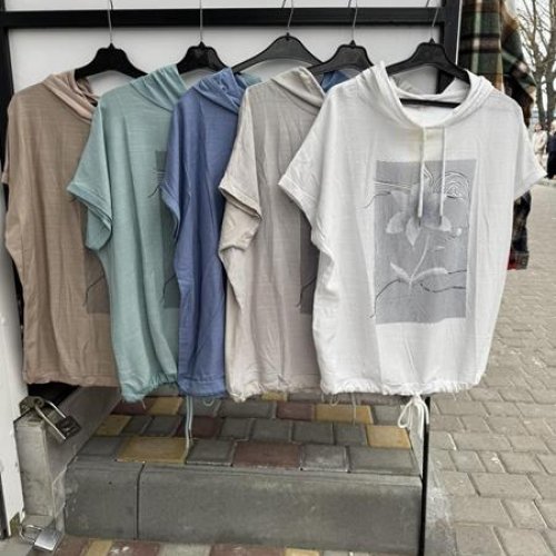 Футболка P.HEY (3XL-6XL) 7633 mint (деми) P.HEY 7633 mint