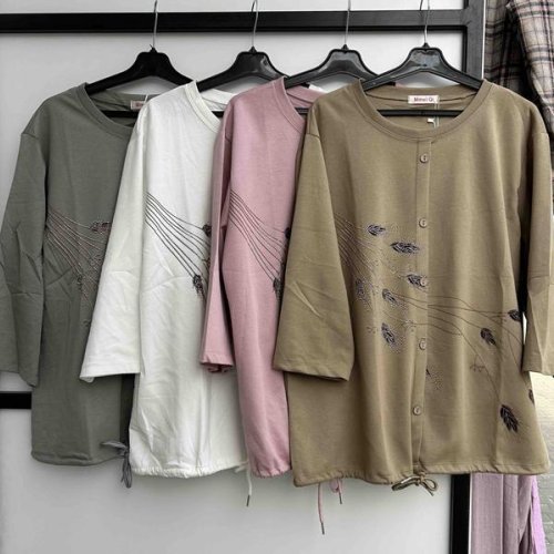 Свитер P.HEY (3XL-6XL) 820 pink (деми) P.HEY 820 pink