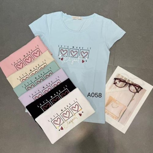 Футболка Шаолинь (44-48) A058 mix (лето) Шаолинь A058 mix