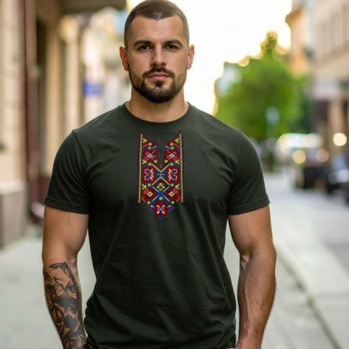 Футболка Mary Brand (44-52) 493 khaki (лето) Mary Brand 493 khaki