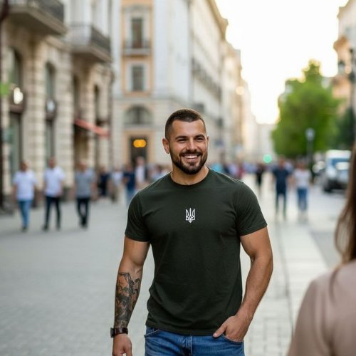 Футболка Mary Brand (44-54) 514 khaki (лето) Mary Brand 514 khaki