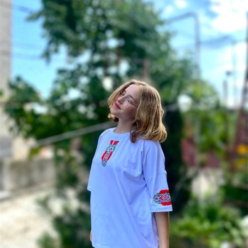 Футболка Mary Brand (44-50) 522 white (лето) Mary Brand 522 white